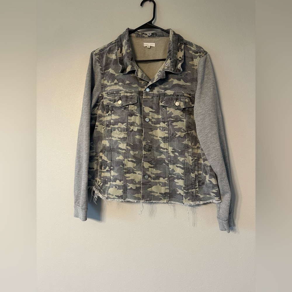 Gilded Intent Washed Camo Canvas Hooded Jacket - Picture 3 of 6